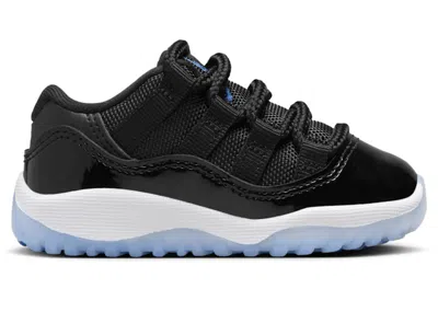 Pre-owned Jordan 11 Retro Low Space Jam Sneakers In Black/varsity Royal/white