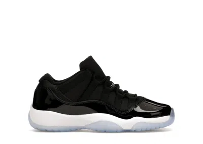 Pre-owned Jordan 11 Retro Low Space Jam Sneakers In Black/varsity Royal/white