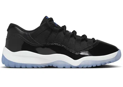 Pre-owned Jordan 11 Retro Low Space Jam Sneakers In Black/varsity Royal/white
