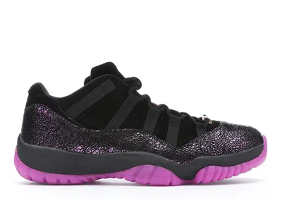 Pre-owned Jordan 11 Retro Low Think 16 Rook To Queen (women's) Sneakers In Fuchsia In Black/fuchsia Black