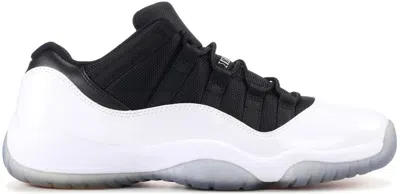 Pre-owned Jordan 11 Retro Low Tuxedo Sneakers In White/black/true Red In Multi