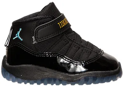 Pre-owned Jordan 11 Retro Sneakers In Black/gamma Blue