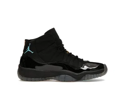 Pre-owned Jordan 11 Retro Sneakers In Black/gamma Blue/varsity Maize In Multi