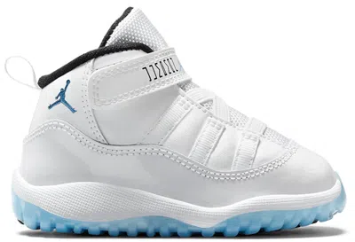 Pre-owned Jordan 11 Retro Sneakers In White/black/legend Blue In Multi