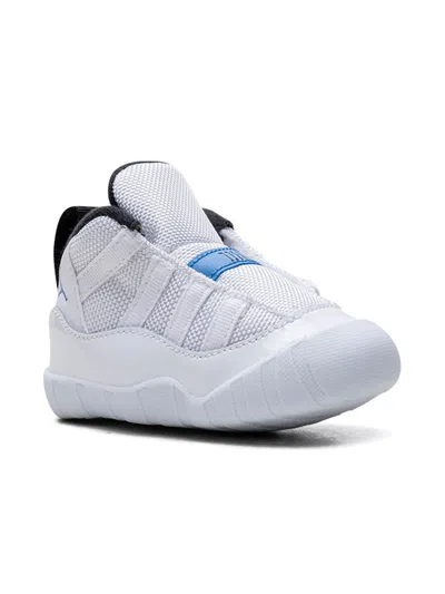 Jordan Babies'  11 Retro Td "legend Blue" Sneakers In White