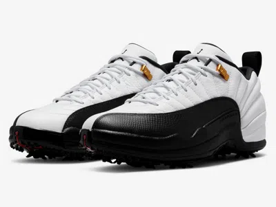 Pre-owned Jordan 12 Low Taxi Golf Shoes Retro Xii In Yellow