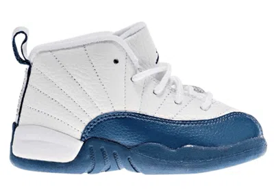Pre-owned Jordan 12 Retro (2016) Sneakers In White/french Blue/metallic Silver