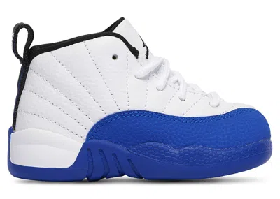 Pre-owned Jordan 12 Retro Blueberry Sneakers In White/black/game Royal