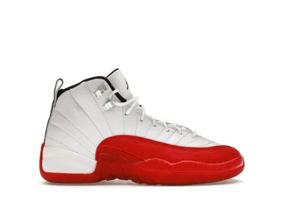 Pre-owned Jordan 12 Retro Cherry (2023) Sneakers In White/black/varsity Red
