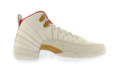 Pre-owned Jordan 12 Retro Chinese New Year Sneakers In Light Orewood Brown/varisty Red In Multi