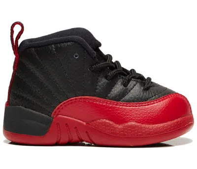 Pre-owned Jordan 12 Retro Flu Game (2016) Sneakers In Black/varsity Red