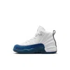 Jordan 12 Retro "french Blue" Little Kids' Shoes In White