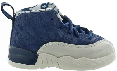 Pre-owned Jordan 12 Retro International Flight Sneakers In College Navy Blue/university Red/sail In Multi