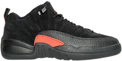 Pre-owned Jordan 12 Retro Low Sneakers In Black/max Orange/anthracite