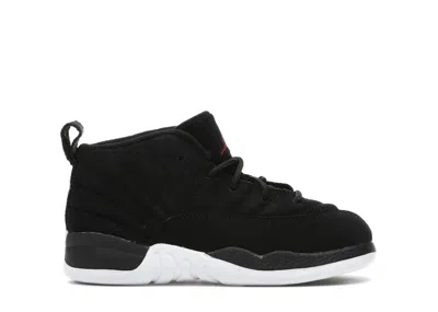 Pre-owned Jordan 12 Retro Reverse Sneakers In Black/white/taxi