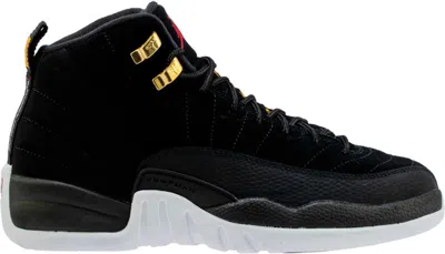 Pre-owned Jordan 12 Retro Reverse Sneakers In Black/white/taxi