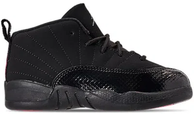 Pre-owned Jordan 12 Retro Sneakers In Black/dark Grey/rush Pink In Multi