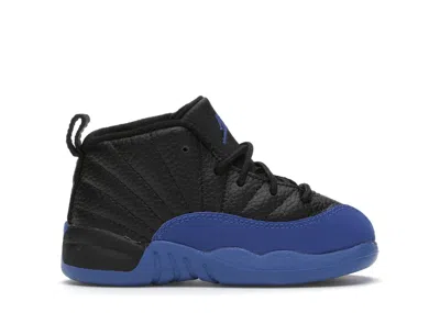 Pre-owned Jordan 12 Retro Sneakers In Black/game Royal