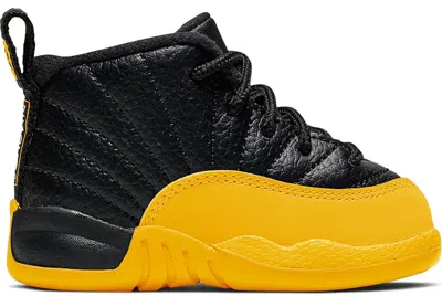 Pre-owned Jordan 12 Retro Sneakers In Black/university Gold