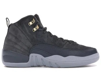 Pre-owned Jordan 12 Retro Sneakers In Dark Grey/wolf Grey