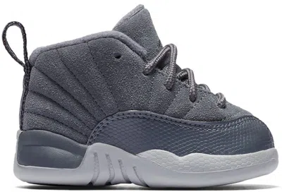 Pre-owned Jordan 12 Retro Sneakers In Dark Grey/wolf Grey
