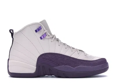 Pre-owned Jordan 12 Retro Sneakers In Desert Sand/pro Purple