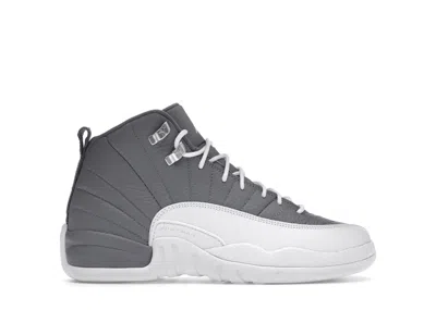 Pre-owned Jordan 12 Retro Sneakers In Stealth/white/cool Grey