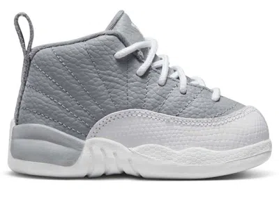 Pre-owned Jordan 12 Retro Sneakers In Stealth/white/cool Grey