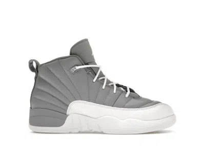 Pre-owned Jordan 12 Retro Sneakers In Stealth/white/cool Grey