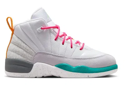 Pre-owned Jordan 12 Retro Sneakers In White/vapor Green/photon Dust In Multi