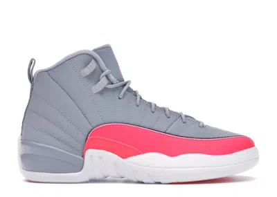 Pre-owned Jordan 12 Retro Sneakers In Wolf Grey/racer Pink/black In Multi
