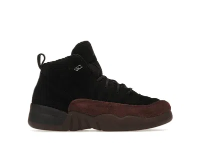 Pre-owned Jordan 12 Retro Sp A Ma Maniére Sneakers In Black/burgundy Crush