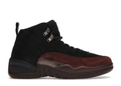 Pre-owned Jordan 12 Retro Sp A Ma Maniére (women's) Sneakers In Black/burgundy Crush