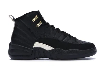 Pre-owned Jordan 12 Retro The Master Sneakers In Black/rattan/white In Multi