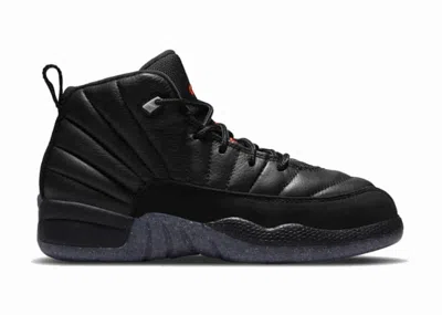 Pre-owned Jordan 12 Retro Utility Sneakers In Black/bright Crimson In Multi