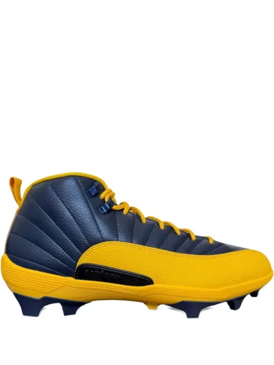 Jordan 12 Savage 3 Pe Cleats In Blue