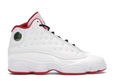 Pre-owned Jordan 13 Retro Alternate History Of Flight Sneakers In White/metallic Silver/university Red