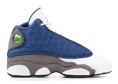 Pre-owned Jordan 13 Retro Flint (2010) Sneakers In Frnch Bl/unvrsty Bl/flnt Grey
