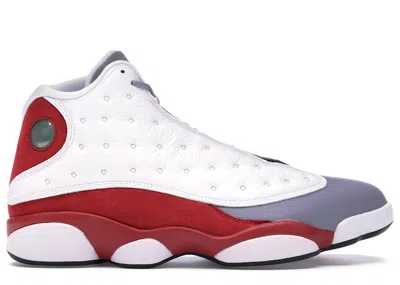 Pre-owned Jordan 13 Retro Grey Toe (2014) Sneakers In White/black/true Red