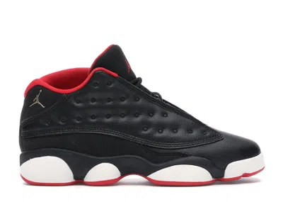 Pre-owned Jordan 13 Retro Low Bred Sneakers In Black/metallic Gold/university Red In Multi