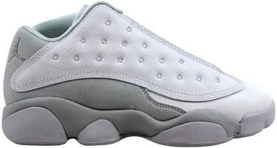 Pre-owned Jordan 13 Retro Low Pure Money Sneakers In White/metallic Silver