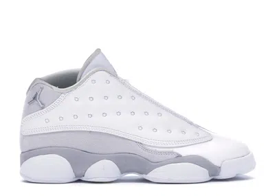 Pre-owned Jordan 13 Retro Low Pure Platinum Sneakers In White/metallic Silver