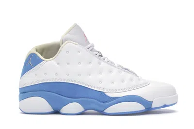Pre-owned Jordan 13 Retro Low Uni Blue (women's) Sneakers In White/metallic Silver/university Blue In Multi