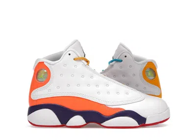 Pre-owned Jordan 13 Retro Playground Sneakers In White/black/court Purple