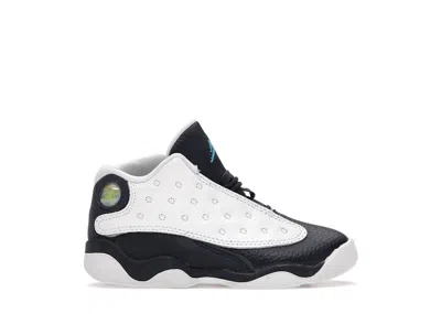 Pre-owned Jordan 13 Retro Powder Blue Sneakers In White/obsidian/dark Powder Blue
