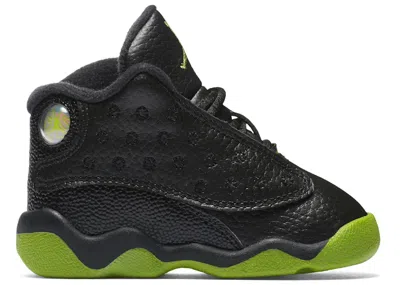 Pre-owned Jordan 13 Retro Sneakers In Black/white/altitude Green