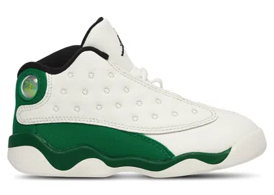 Pre-owned Jordan 13 Retro Sneakers In Sail/black/pine Green In Multi