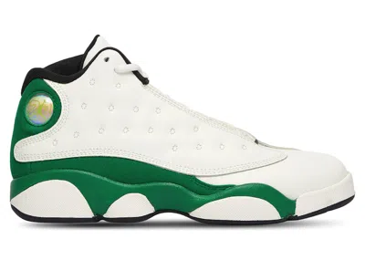 Pre-owned Jordan 13 Retro Sneakers In Sail/black/pine Green