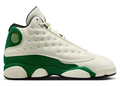 Pre-owned Jordan 13 Retro Sneakers In Sail/black/pine Green In Multi