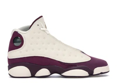 Pre-owned Jordan 13 Retro Sneakers In Sail/metallic Red Bronze/bordeaux